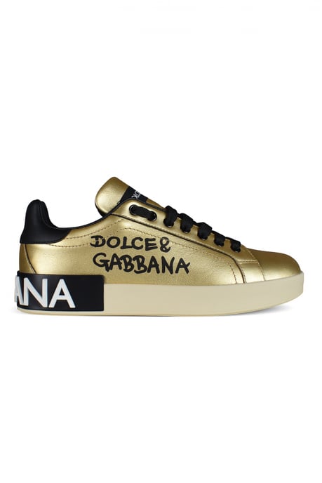 Dolce&Gabbana Sneakers Portofino Gold - Image 1