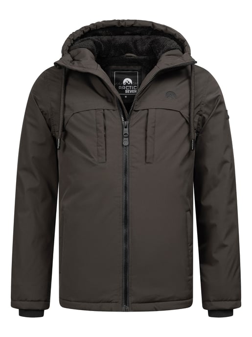 Arctic Seven Herren Winterjacke Dunkelgrau - Image 1
