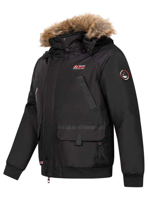 Arctic Seven Herren Winterjacke – Schwarz - Image 3