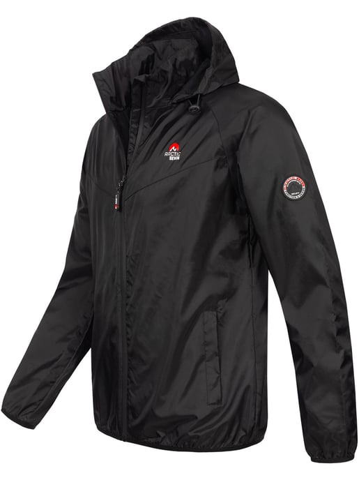 Arctic Seven Herren Regenjacke – Schwarz - Image 3