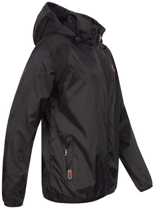 Arctic Seven Herren Regenjacke – Schwarz - Image 4