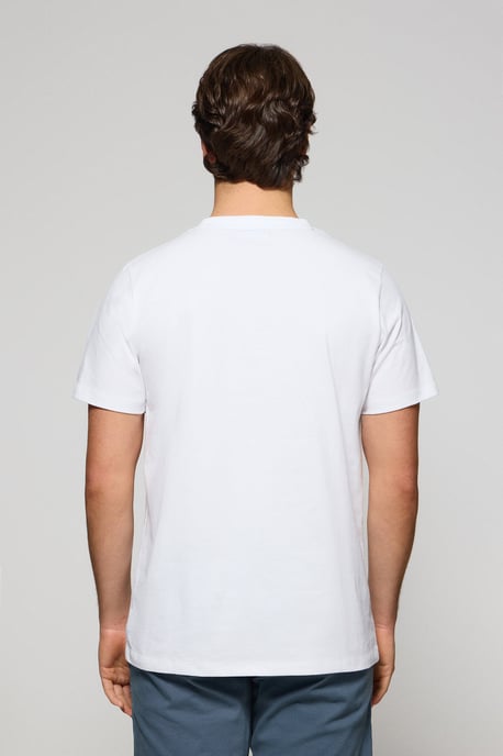 Pack mit zwei T-Shirts marineblau und weiß mit Rundhalsausschnitt und Rigby Go Logo-Stickerei - Image 3