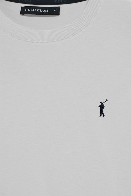 Pack mit zwei T-Shirts marineblau und weiß mit Rundhalsausschnitt und Rigby Go Logo-Stickerei - Image 5