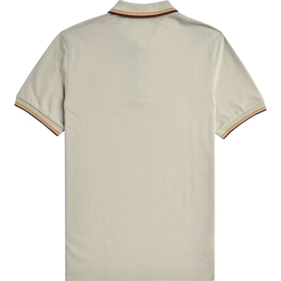 Fred Perry M3600 Twin Tipped Poloshirt in Naturbeige - Image 5