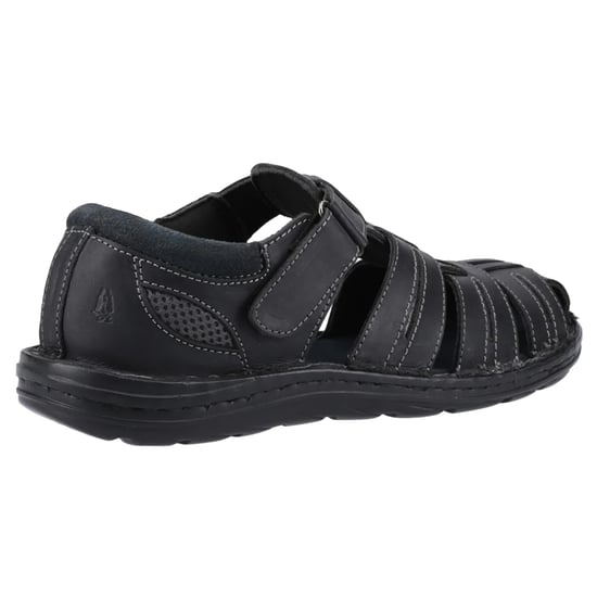 Hush Puppies - Herren Sandalen "Albert", Fischer, Leder (Schwarz) - Image 2
