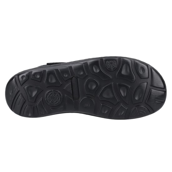 Hush Puppies - Herren Sandalen "Albert", Fischer, Leder (Schwarz) - Image 5