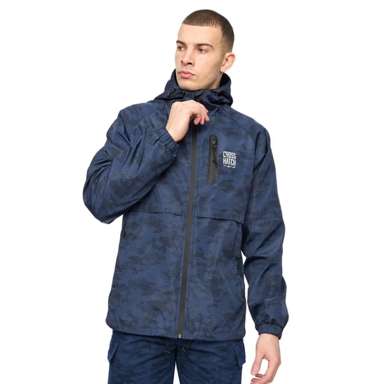 Crosshatch - "Janscore" Jacke für Herren (Marineblau) - Image 1