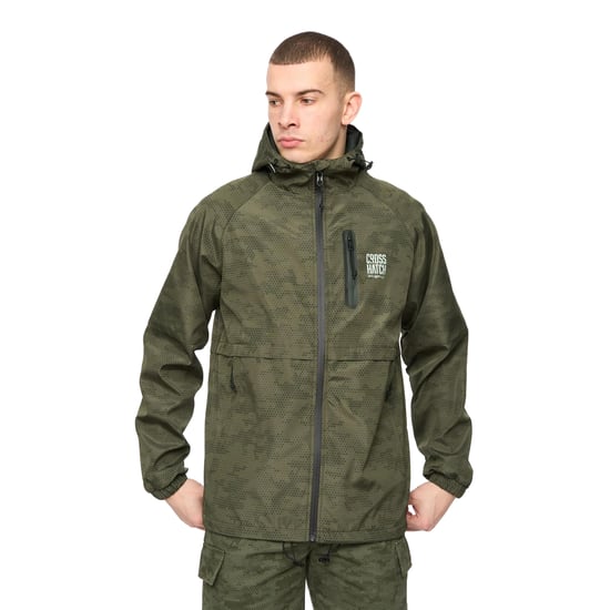 Crosshatch - "Janscore" Jacke für Herren (Tiefes Olivgrün) - Image 1