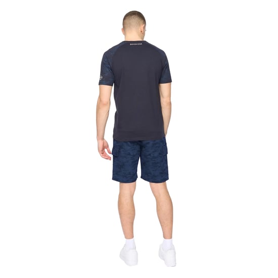 Crosshatch - "Janscore" T-Shirt für Herren (Marineblau) - Image 2