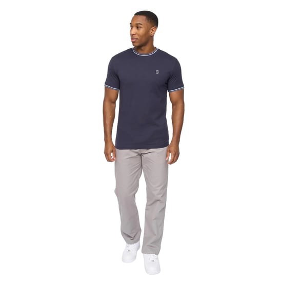 Crosshatch - "Shellworth" T-Shirt für Herren (Marineblau) - Image 3