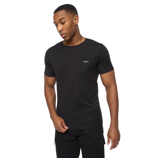 Crosshatch - "Utilate" T-Shirt für Herren (Schwarz) - Image 1