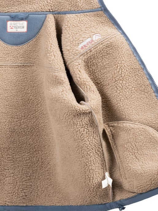 Arctic Seven Herren Fleece Jacke – Blau - Image 6