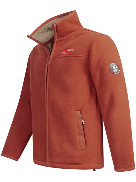 Arctic Seven Herren Fleece Jacke – Terracotta - Image 4