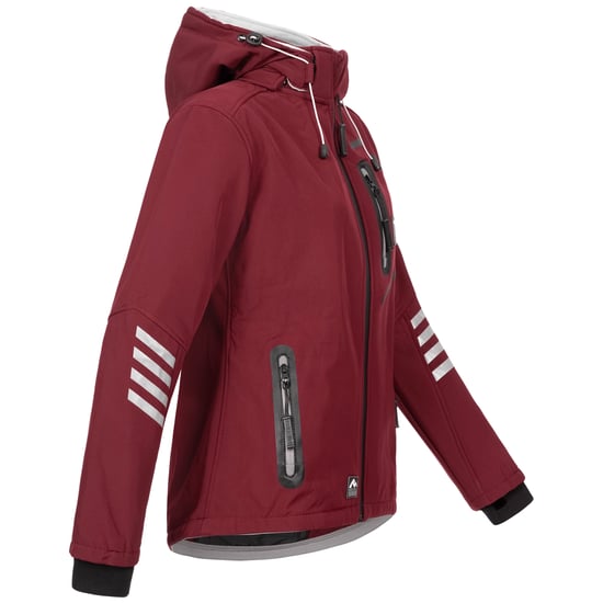 Arctic Seven Damen Softshelljacke Rot-Grau - Image 3