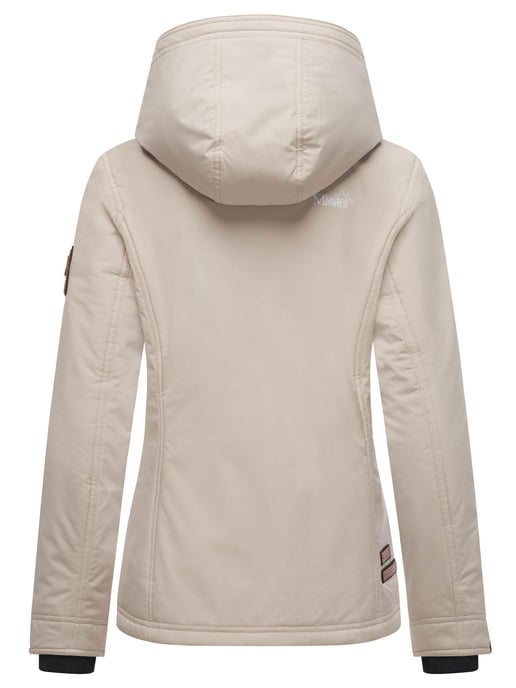 Marikoo Damen Übergangsjacke leichte wind- und wasserabweisende Jacke mit Kapuze Bone - Image 4