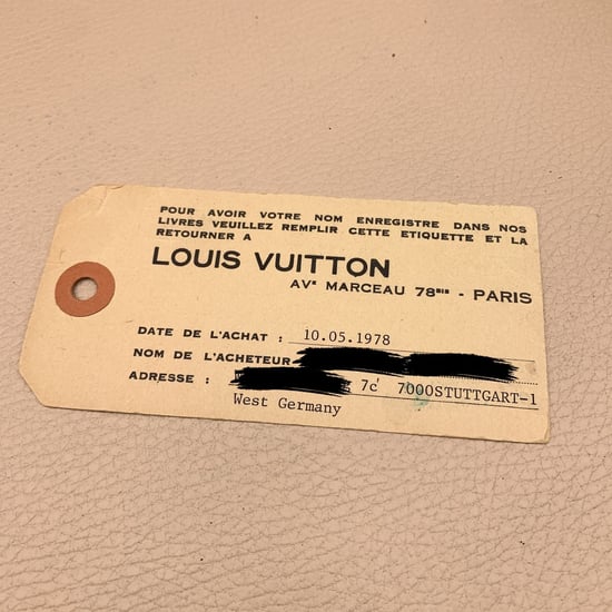 Louis Vuitton Vintage Stoffaktentasche Präsident - Image 5