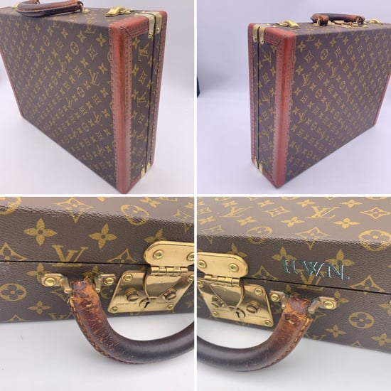 Louis Vuitton Vintage Stoffaktentasche Präsident - Image 6