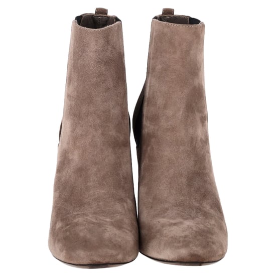 Fendi Chelsea-Stiefel mit hohem Absatz aus braunem Wildleder - Image 2