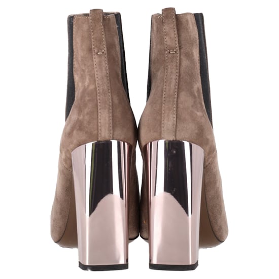 Fendi Chelsea-Stiefel mit hohem Absatz aus braunem Wildleder - Image 5