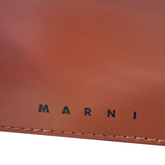 Marni Museo Kleine Tragetasche aus orangefarbenem Leder - Image 6