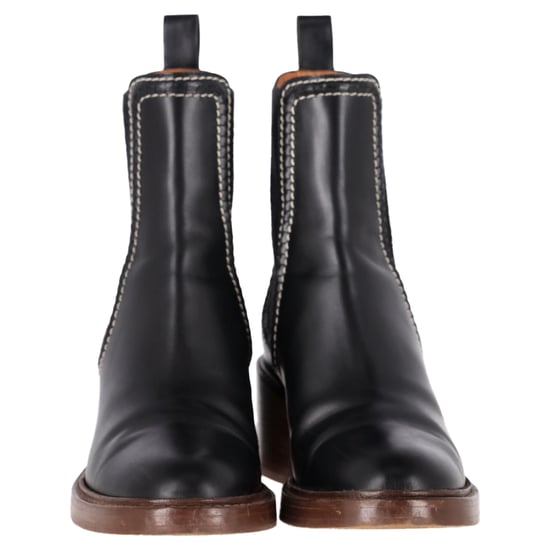 Chloé Mallo Chelsea-Stiefel aus schwarzem Kalbsleder - Image 3