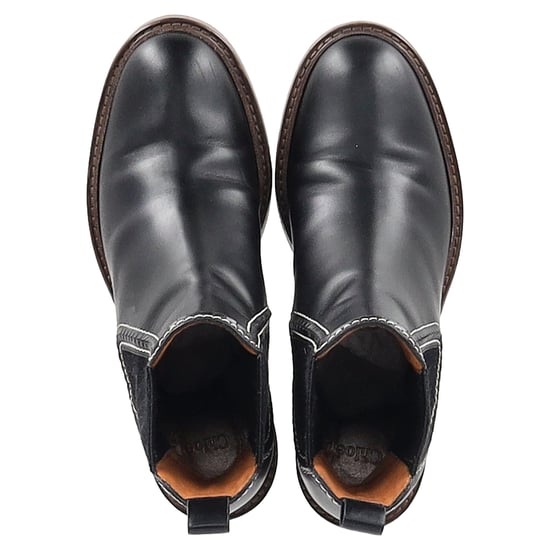 Chloé Mallo Chelsea-Stiefel aus schwarzem Kalbsleder - Image 4
