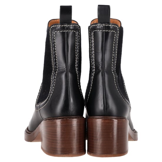 Chloé Mallo Chelsea-Stiefel aus schwarzem Kalbsleder - Image 6