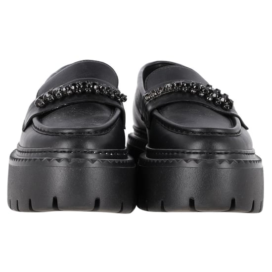 Jimmy Choo Bryer Flach-Pantoletten aus schwarzem Leder - Image 3
