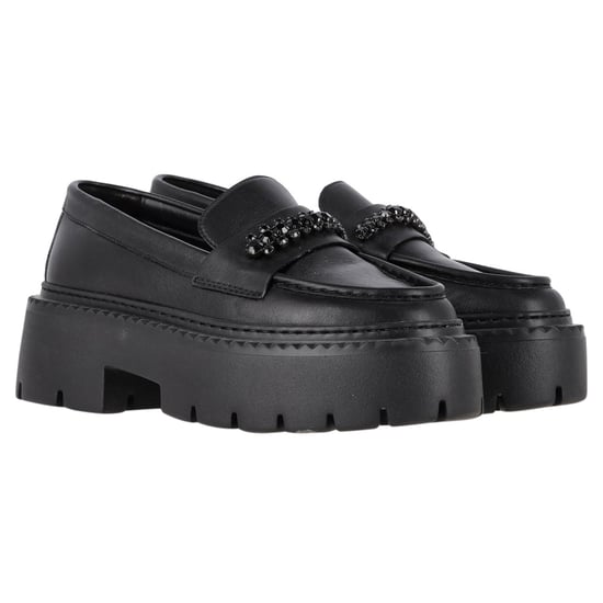 Jimmy Choo Bryer Flach-Pantoletten aus schwarzem Leder - Image 6