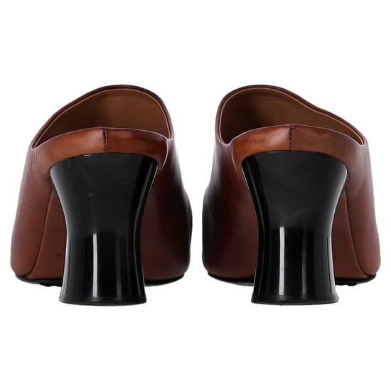 The Row Adela Absatzmules aus braunem Leder - Image 4