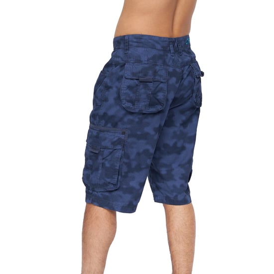 Crosshatch - "Hanwhere" Cargo-Shorts für Herren (Marineblau) - Image 3