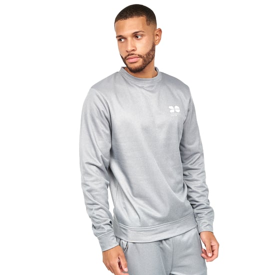 Crosshatch - "Langtons" Trainingsjacke Rundhalsausschnitt für Herren (Holzkohle) - Image 1