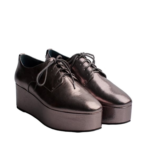 E5566 Oxford-Schuhe mit Plateau für Damen - Image 3