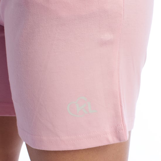 Damen-Sommerpyjama aus 100 % Baumwolle KL40000 Kurzarm-T-Shirt und Shorts, Frühlings-Sommerpyjama - Image 6