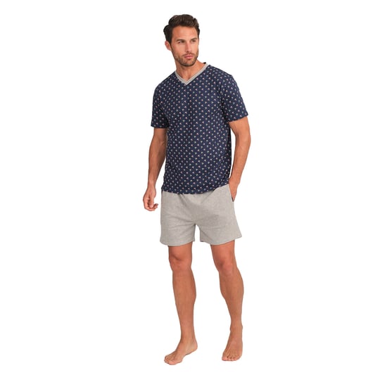 JJBFH5300 Kurzarm-Pyjama für Herren - Image 1