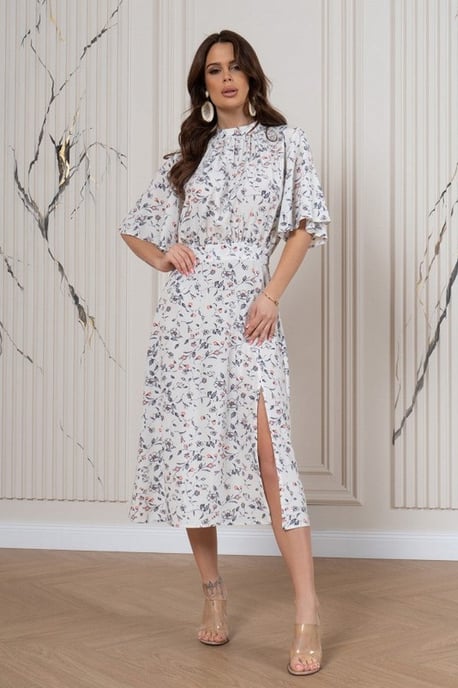 Day Damen Gewebtes Kleid in Weiß - Image 3