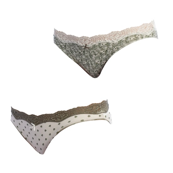 Pack-2 Mini Coquettes Baumwollhöschen 1031500 für Damen - Image 1