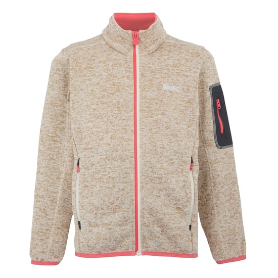 Regatta - "Newhill" Fleecejacke für Kinder (Helles Vanillegelb/Pfirsichblüte) - Image 1