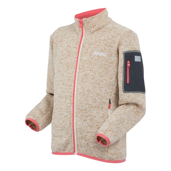 Regatta - "Newhill" Fleecejacke für Kinder (Helles Vanillegelb/Pfirsichblüte) - Image 3