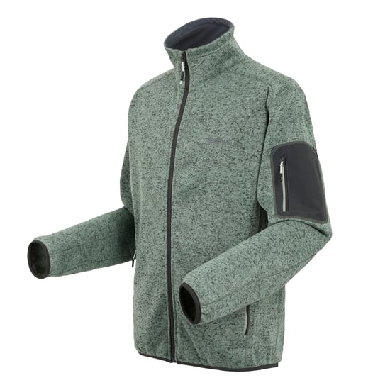 Regatta - "Newhill" Fleecejacke Durchgehender Reißverschluss für Herren (Gletscher) - Image 3
