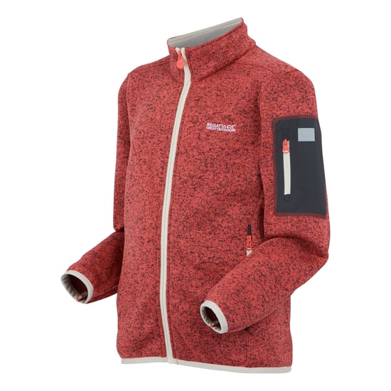 Regatta - "Newhill" Fleecejacke für Kinder (Pfirsichblüte/Helles Vanillegelb) - Image 3