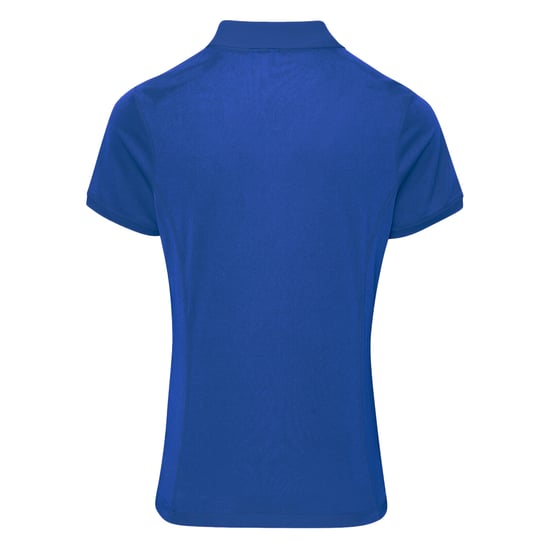 Premier Damen Coolchecker Piqué Polo-Shirt / Polohemd, Kurzarm (Königsblau) - Image 2