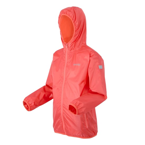 Regatta Great Outdoors Kinder Regenjacke Lever II (Pfirsichblüte) - Image 3