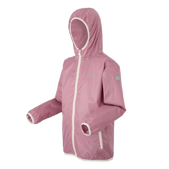 Regatta Great Outdoors Kinder Regenjacke Lever II (Lila/Helles Vanillegelb) - Image 3