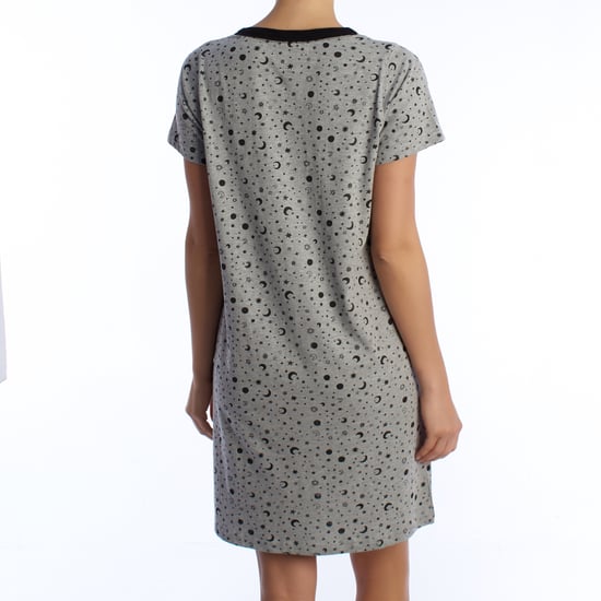 Damen Kurzarm-Sommernachthemd KL45000 - Image 3