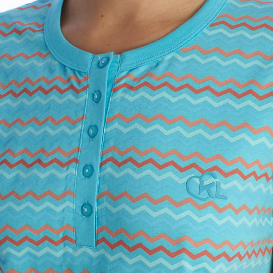 Damen Kurzarm-Sommernachthemd KL45000 - Image 2