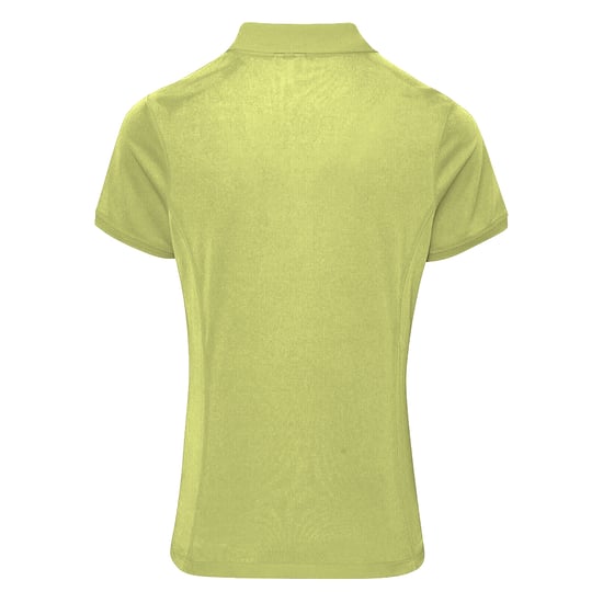 Premier Damen Coolchecker Piqué Polo-Shirt / Polohemd, Kurzarm (Limette) - Image 2