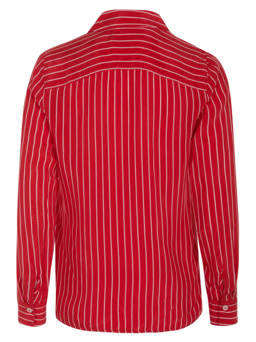 Tommy Hilfiger CUPRO ROPE STP Bluse rot - Image 2