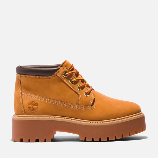 Timberland Stone Street Nellie Damen Gelbe Lederstiefel - Image 2