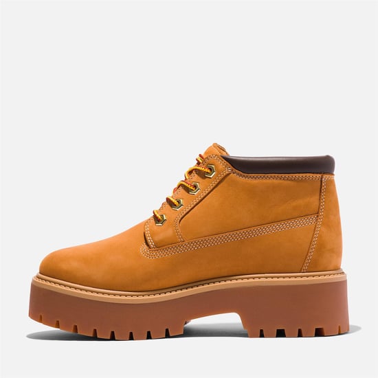 Timberland Stone Street Nellie Damen Gelbe Lederstiefel - Image 3